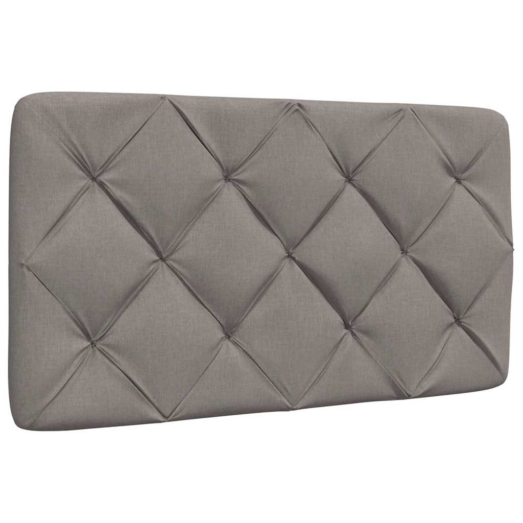 Rám Postele Bez Matrací Taupe 90X190 Cm Textil