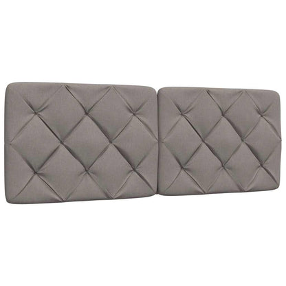 Rám Postele Bez Matrace Taupe 140 X 200 Cm Textil