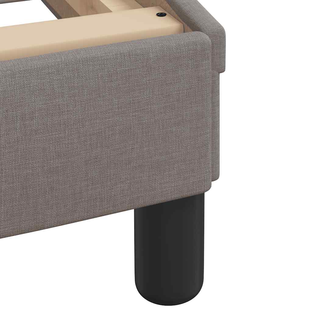 Rám Postele Bez Matrace Taupe 140 X 200 Cm Textil