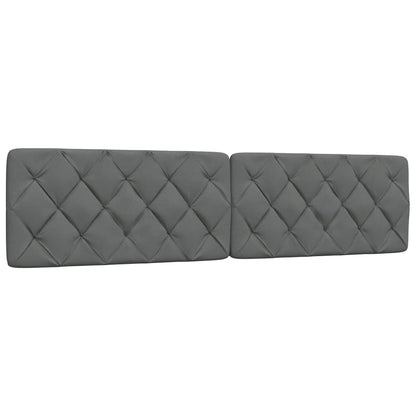 Rám Postele Bez Matrace Tmavě Šedý 200 X 200 Cm Textil
