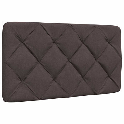 Rám Postele S Led Osvětlením Bez Matrace Tmavě Hnědý 80X200 Cm Látkový