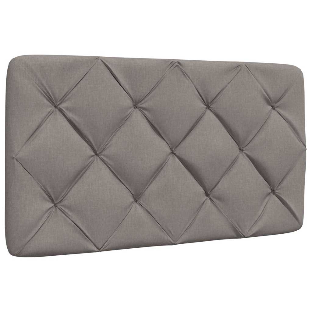 Rám Postele S Led Bez Matrace Taupe 90X190 Cm Látka
