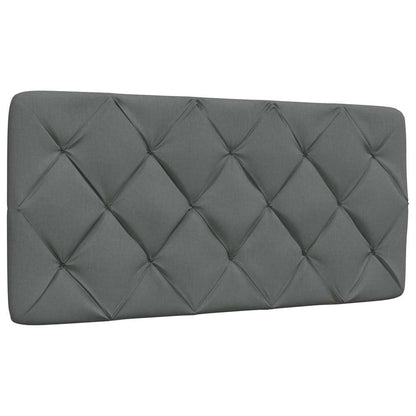 Rám Postele S Led Bez Matrace Tmavě Šedá 100X200 Cm Látka