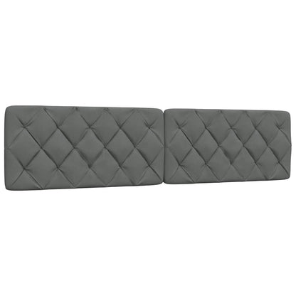 Rám Postele S Led Bez Matrace Tmavě Šedá 200X200 Cm Látka