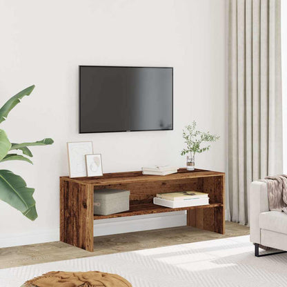 Tv Skříňka Šedá Sonoma 100 X 40 X 40 Cm Kompozitní Dřevo