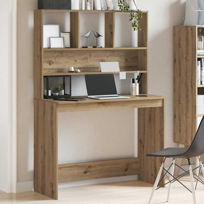 Psací Stůl S Policemi 102X45X148 Cm Kompozitní Dřevo