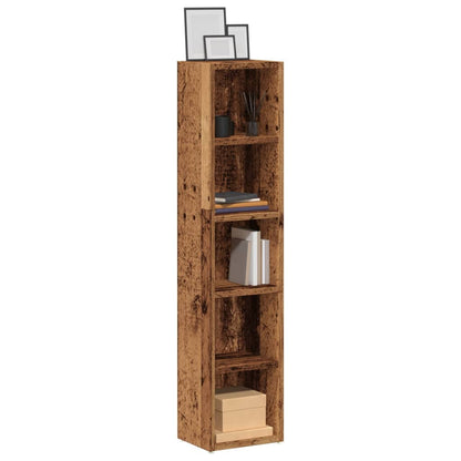 Skříňky Na Cd 2 Ks Betonově Šedé 21 X 16 X 93,5 Cm Dřevotříska