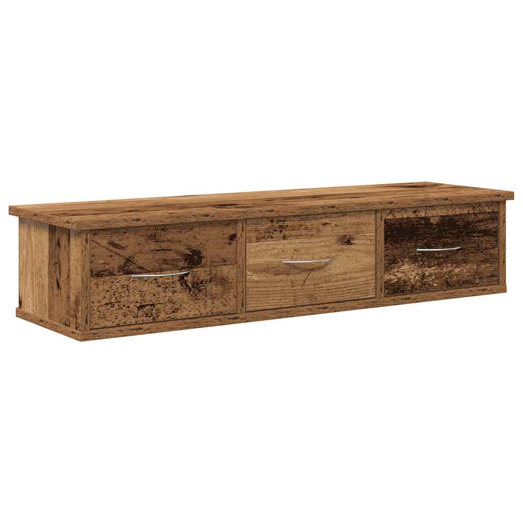 Nástěnná Skříňka Old Wood 88 X 26 X 18,5 Cm Kompozitní Dřevo
