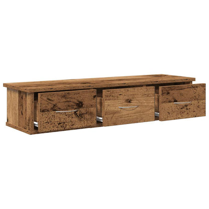 Nástěnná Skříňka Old Wood 88 X 26 X 18,5 Cm Kompozitní Dřevo