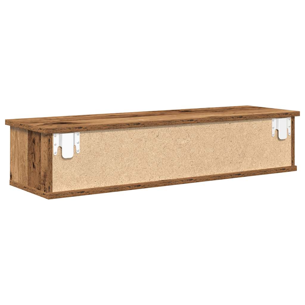 Nástěnná Skříňka Old Wood 88 X 26 X 18,5 Cm Kompozitní Dřevo
