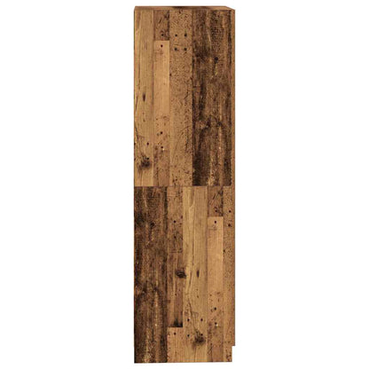 Šatní Skříň Old Wood 80 X 52 X 180 Cm Kompozitní Dřevo
