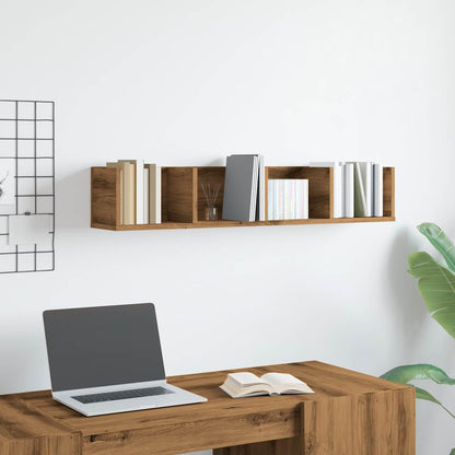 Nástěnná Police Na Cd 100X18X18 Cm Kompozitní Dřevo