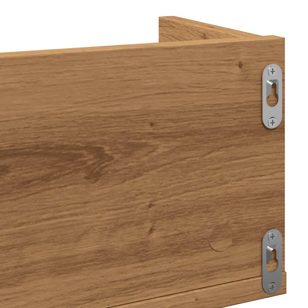 Nástěnná Police Na Cd 100X18X18 Cm Kompozitní Dřevo