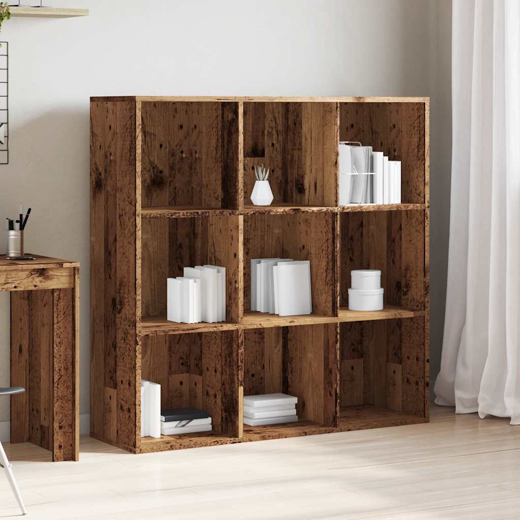 Knihovna Old Wood 98 X 29 X 97,5 Cm
