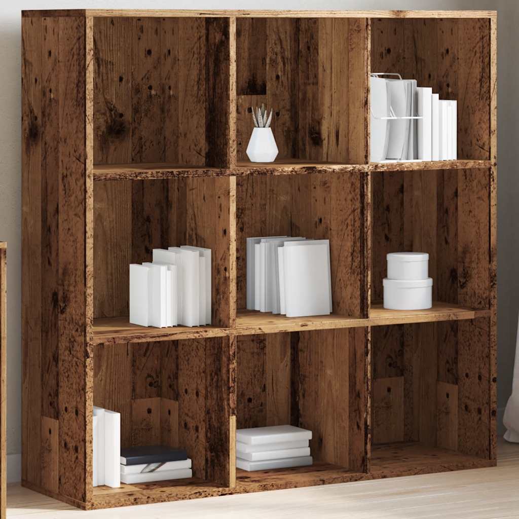 Knihovna Old Wood 98 X 29 X 97,5 Cm