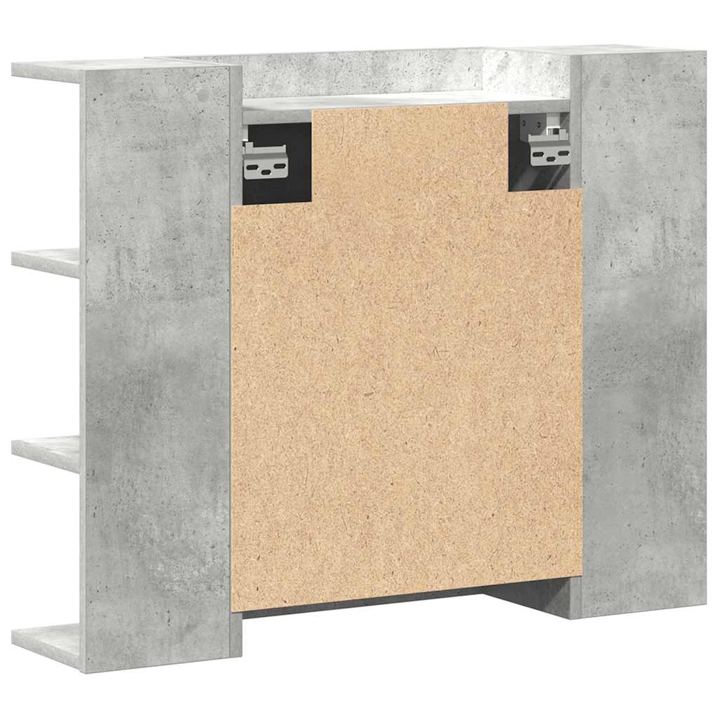 Koupelnová Skříňka Zrcadlo 80X20,5X64 Dřevotříska