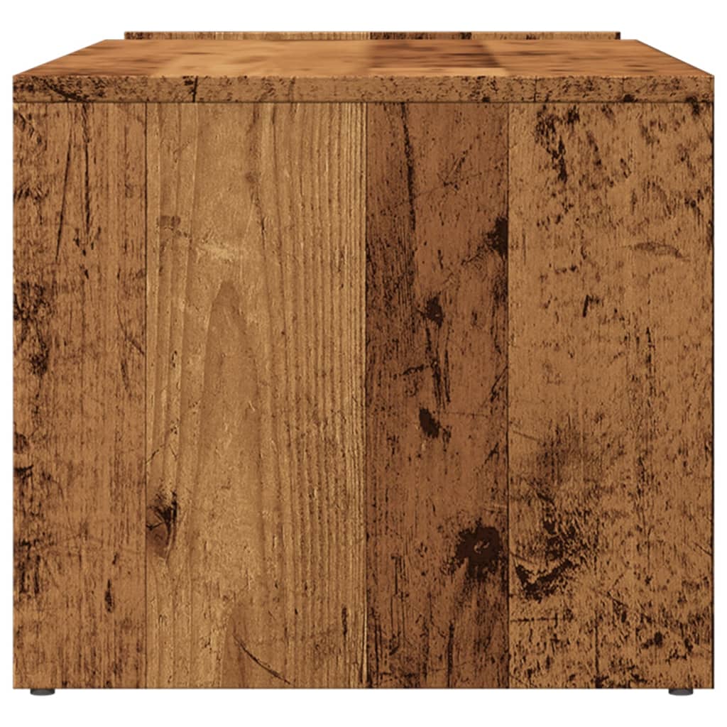 Konferenční Stolek Old Wood 90 X 45 X 35 Cm Kompozitní Dřevo