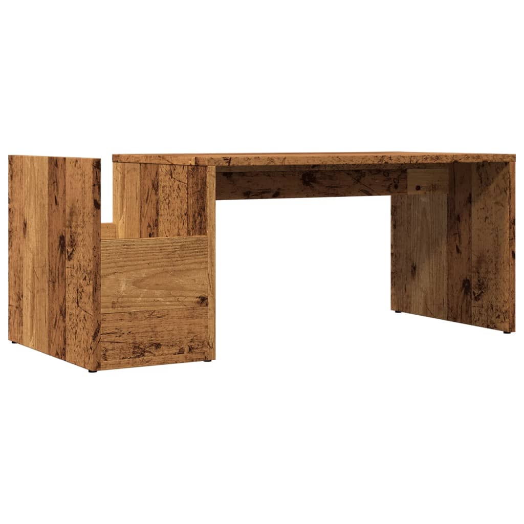 Konferenční Stolek Old Wood 90 X 45 X 35 Cm Kompozitní Dřevo