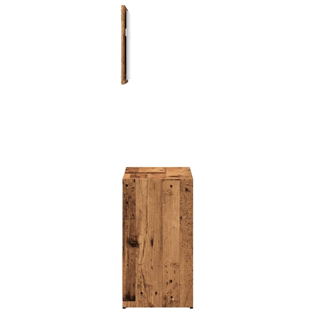 2Dílná Koupelnová Sestava Old Wood Kompozitní Dřevo