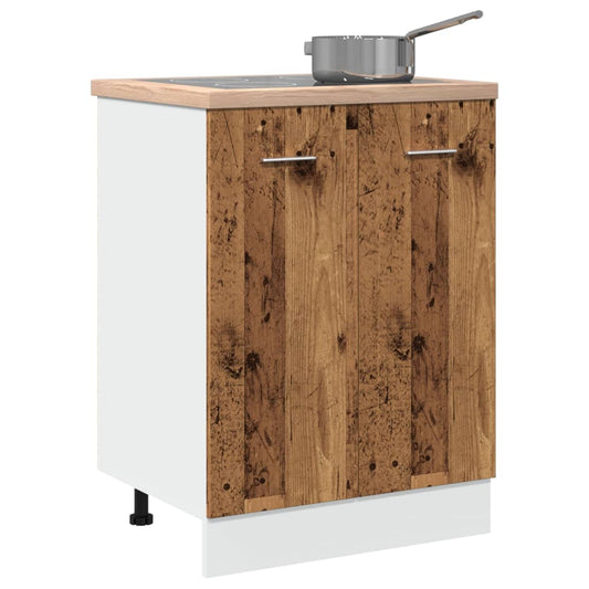 Spodní Skříňka Old Wood 60 X 46 X 81,5 Cm Kompozitní Dřevo Staré Dřevo