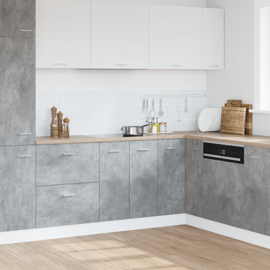 Skříňka Pod Dřez Betonově Šedá 80 X 46 X 81,5 Cm Dřevotříska Betonová Šedá