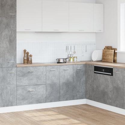 Skříňka Pod Dřez Betonově Šedá 80 X 46 X 81,5 Cm Dřevotříska Betonová Šedá