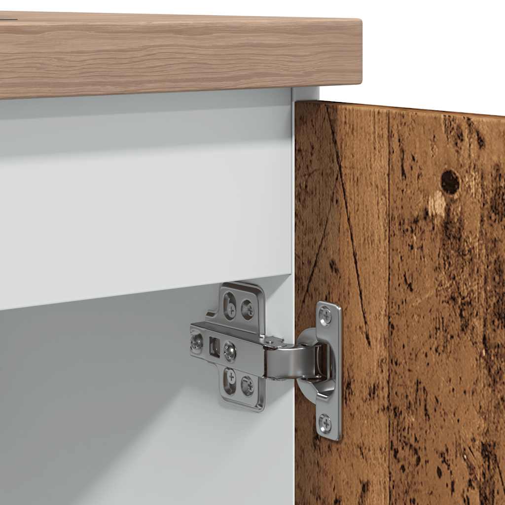 Skříňka Pod Dřez Old Wood 80 X 46 X 81,5 Cm Kompozit Staré Dřevo