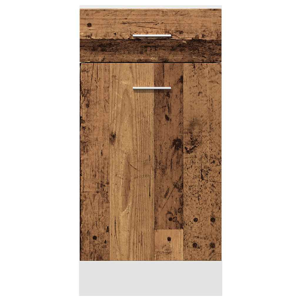 Spodní Skříňka Se Zásuvkou Old Wood 40 X 46 X 81,5 Cm Kompozit Staré Dřevo