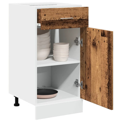 Spodní Skříňka Se Zásuvkou Old Wood 40 X 46 X 81,5 Cm Kompozit Staré Dřevo