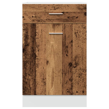 Spodní Skříňka Se Zásuvkou Old Wood 50 X 46 X 81,5 Cm Kompozit Staré Dřevo