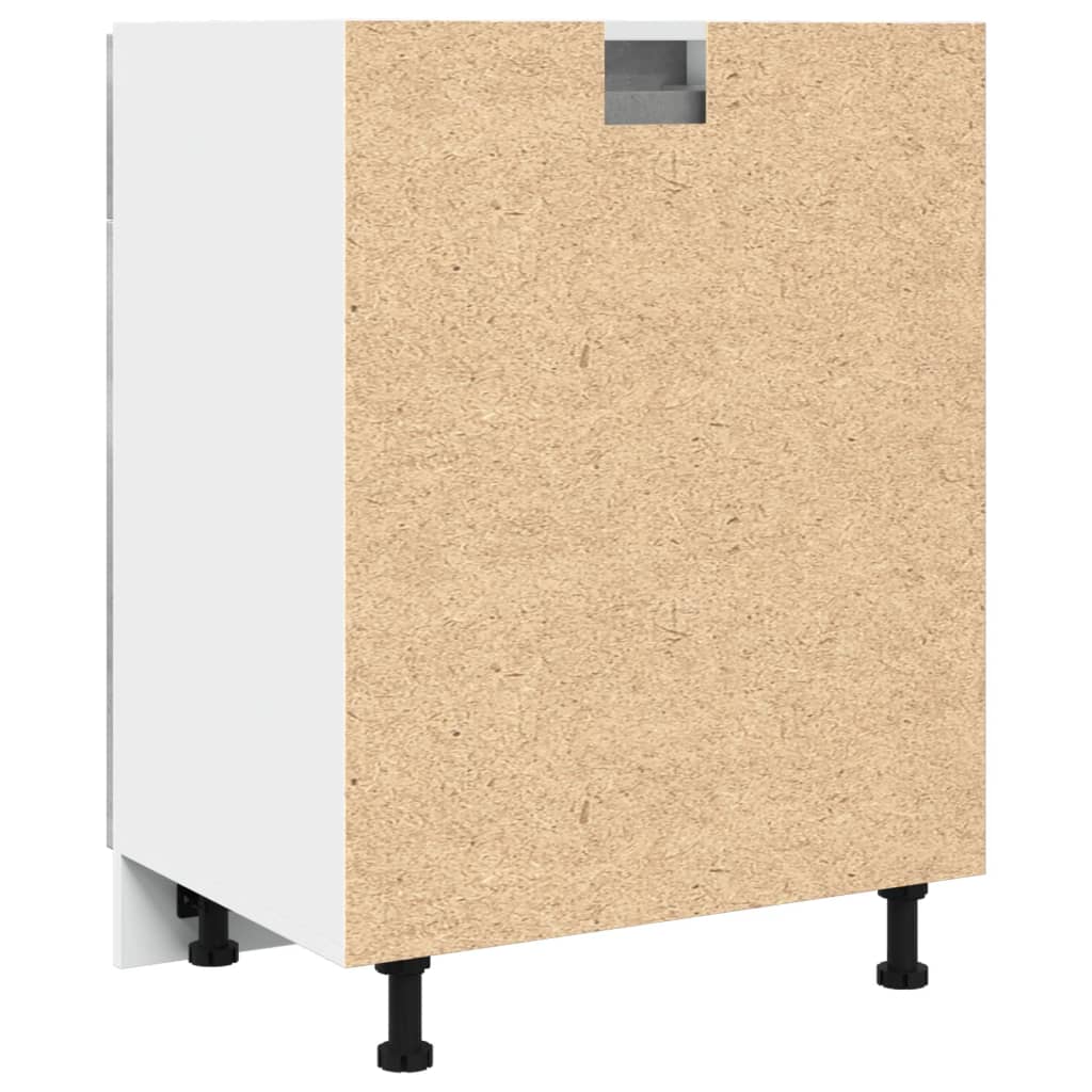 Spodní Skříňka Zásuvka Betonově Šedá 60X46X81,5 Cm Dřevotříska Betonová Šedá