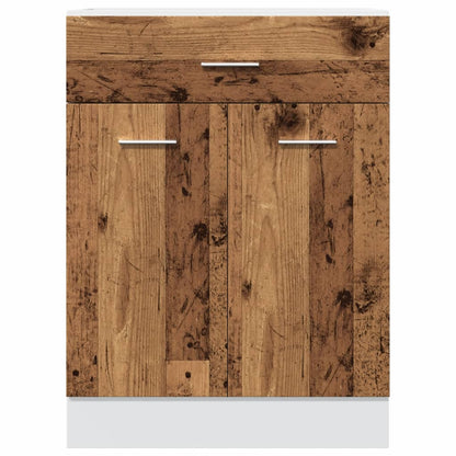 Spodní Skříňka Se Zásuvkami Old Wood 60 X 46 X 81,5 Cm Kompozit Staré Dřevo
