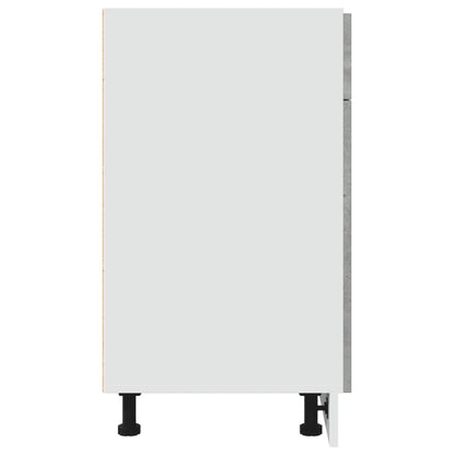 Spodní Skříňka Zásuvka Betonově Šedá 80X46X81,5 Cm Dřevotříska Betonová Šedá