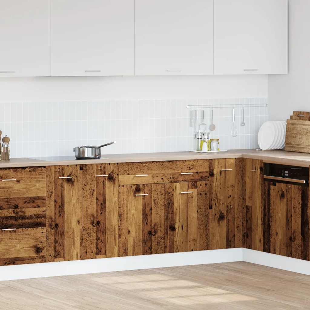 Spodní Skříňka Se Zásuvkou Old Wood 80 X 46 X 81,5 Cm Kompozit Staré Dřevo