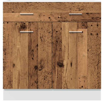 Spodní Skříňka Se Zásuvkou Old Wood 80 X 46 X 81,5 Cm Kompozit Staré Dřevo