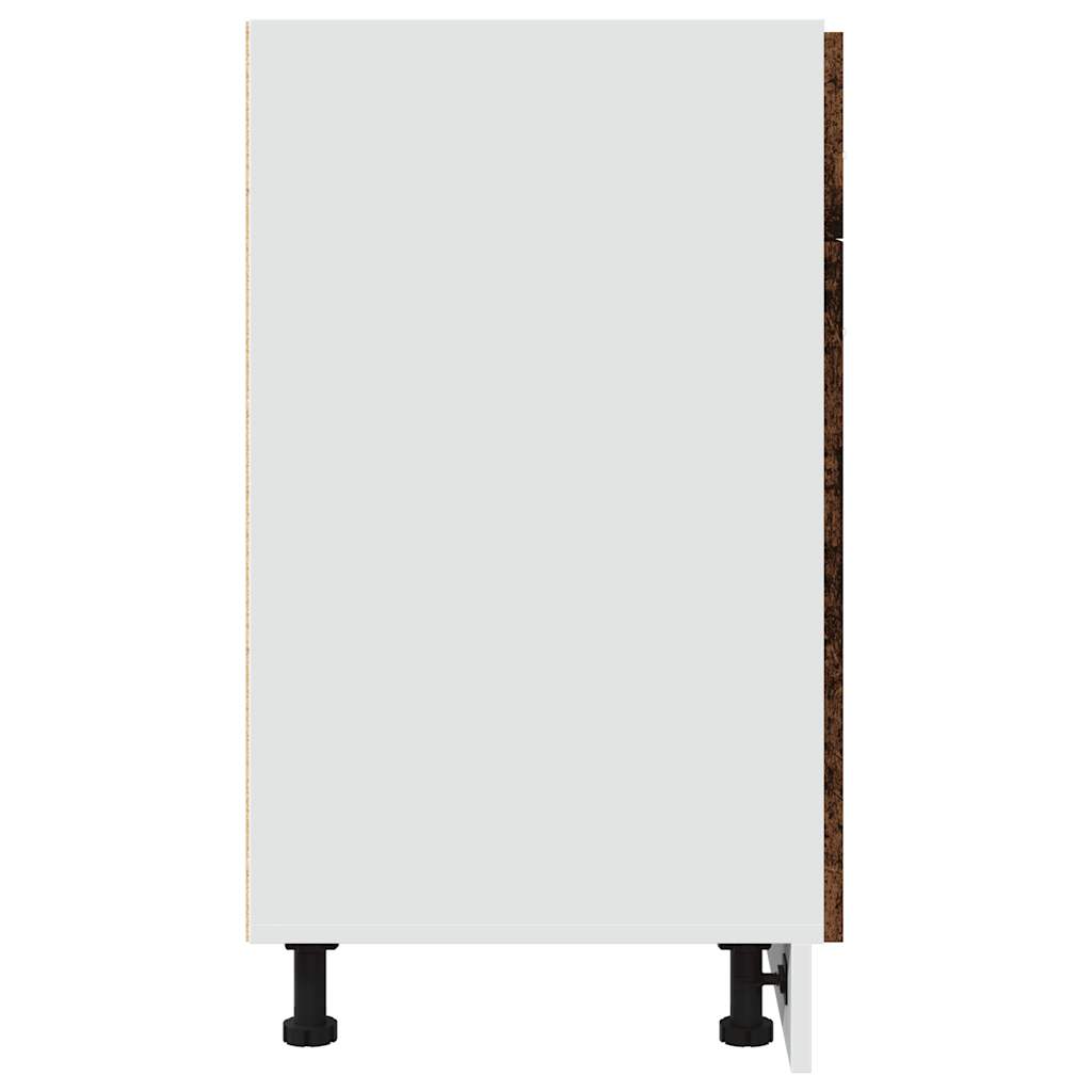 Spodní Skříňka Se Zásuvkou Old Wood 80 X 46 X 81,5 Cm Kompozit Staré Dřevo