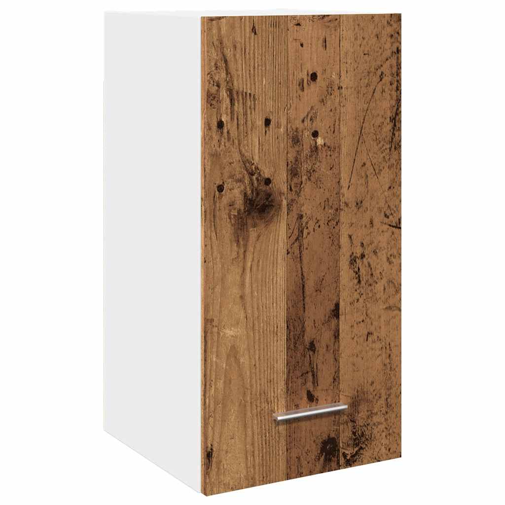 Závěsná Skříňka Old Wood 30 X 31 X 60 Cm Kompozitní Dřevo Staré Dřevo