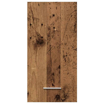 Závěsná Skříňka Old Wood 30 X 31 X 60 Cm Kompozitní Dřevo Staré Dřevo