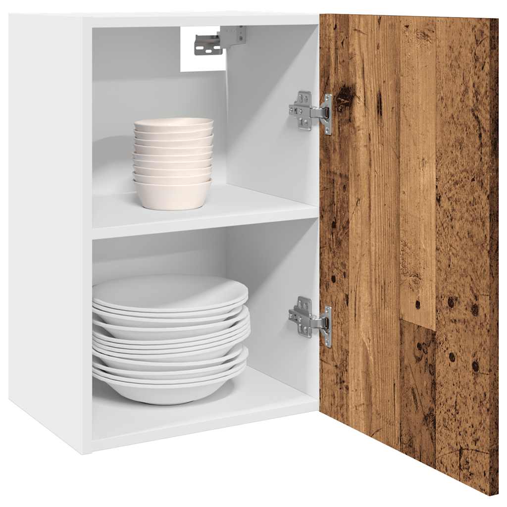 Závěsná Skříňka Old Wood 40X31X60 Cm Kompozitní Dřevo Staré Dřevo