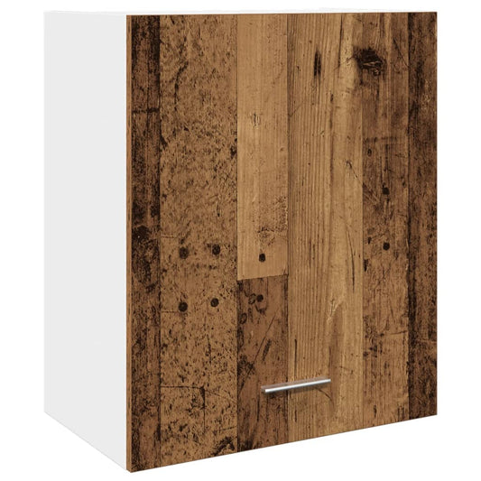Závěsná Skříňka Old Wood 50 X 31 X 60 Cm Kompozitní Dřevo Staré Dřevo