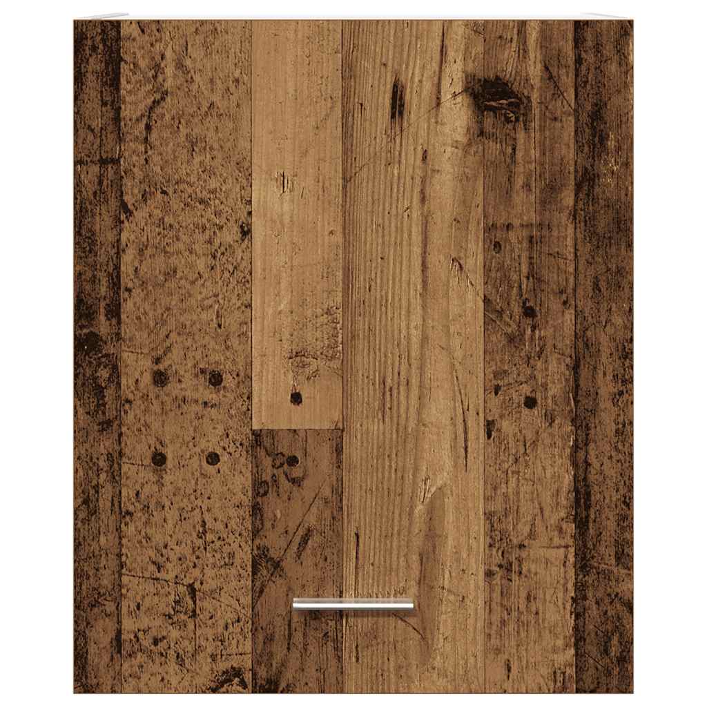 Závěsná Skříňka Old Wood 50 X 31 X 60 Cm Kompozitní Dřevo Staré Dřevo