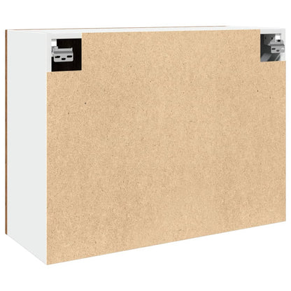 Závěsná Skříňka Old Wood 80 X 31 X 60 Cm Kompozitní Dřevo Staré Dřevo