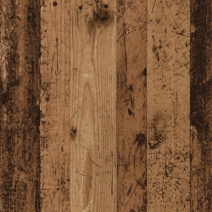 Závěsná Skříňka Old Wood 80 X 31 X 60 Cm Kompozitní Dřevo Staré Dřevo