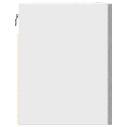 Závěsná Skříňka Betonově Šedá 60 X 31 X 40 Cm Dřevotříska Betonová Šedá