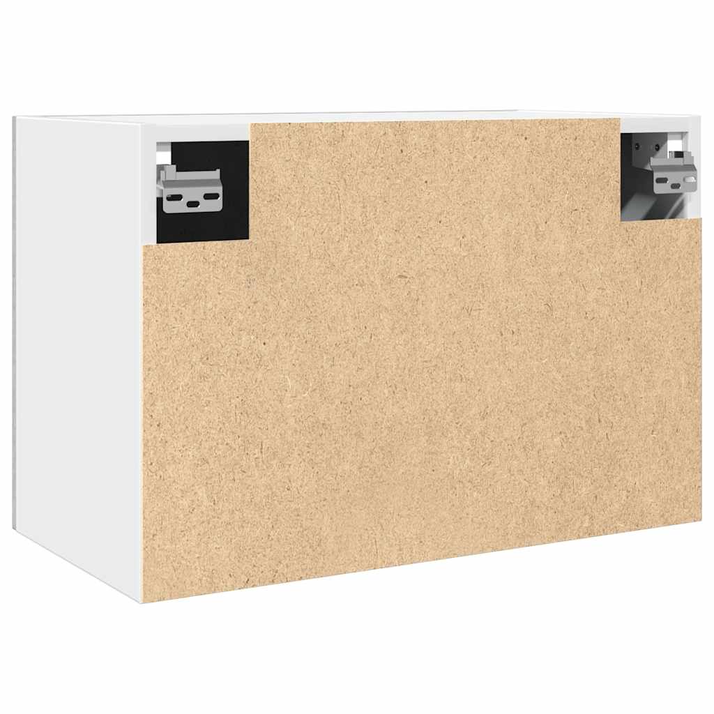 Závěsná Skříňka Betonově Šedá 60 X 31 X 40 Cm Dřevotříska Betonová Šedá