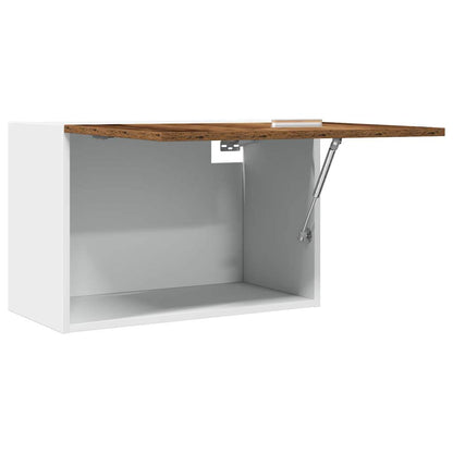 Závěsná Skříňka Old Wood 60 X 31 X 40 Cm Kompozitní Dřevo Staré Dřevo