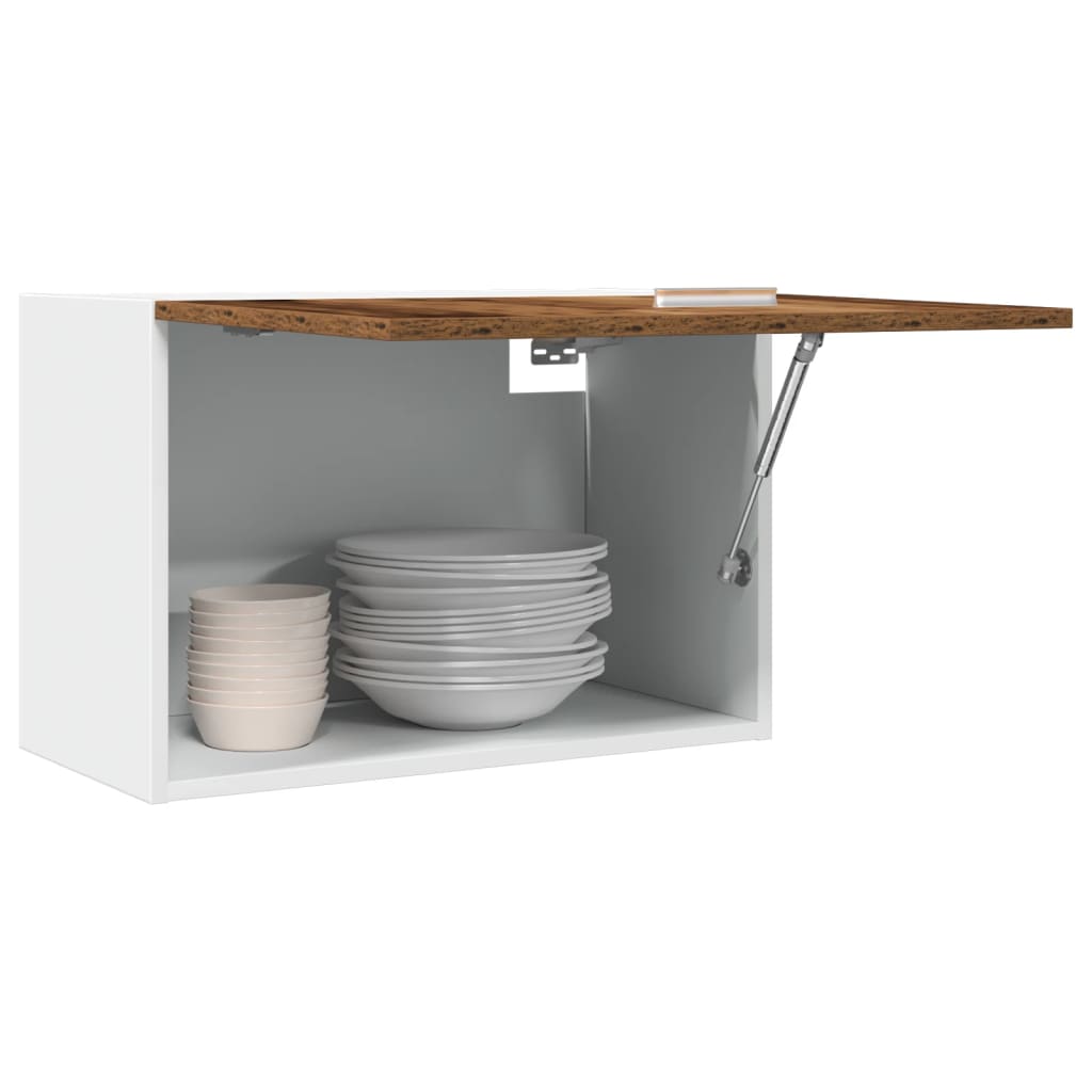 Závěsná Skříňka Old Wood 60 X 31 X 40 Cm Kompozitní Dřevo Staré Dřevo