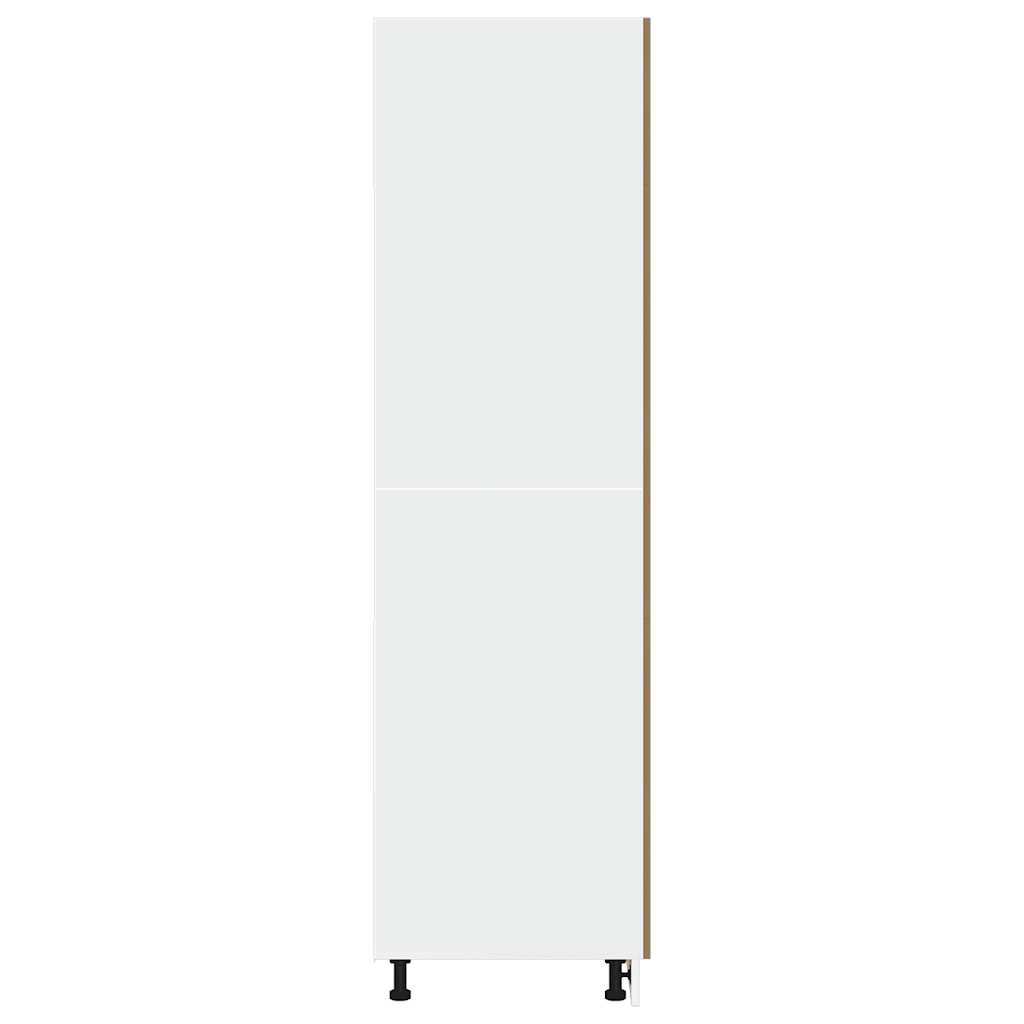 Skříň Pro Vestavnou Lednici 60X57X207 Cm Kompozit Dub Artisan