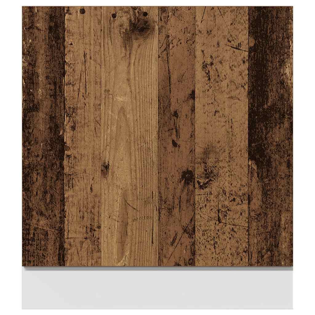 Panel Na Myčku Old Wood 60 X 1,5 X 67 Cm Kompozitní Dřevo Staré Dřevo