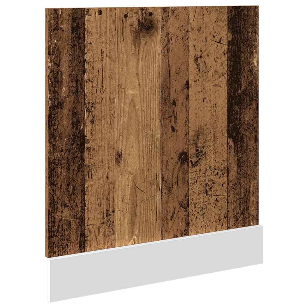 Panel Na Myčku Old Wood 60 X 1,5 X 67 Cm Kompozitní Dřevo Staré Dřevo